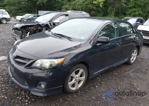 2011 Toyota Corolla S из США, поврежденный, VIN 2T1BU4EE2BC738397